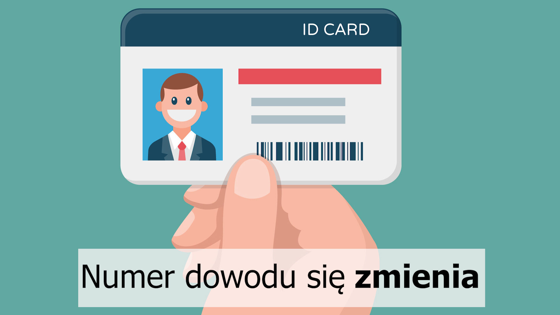 Numer dowodu się zmienia